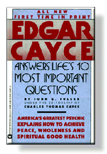 Cover of Edgar Cayce Answers Life's 10 Most Important Questions
